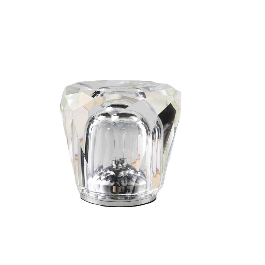 Crystal LED Table Lamp with Starburst Effect Rechargeable