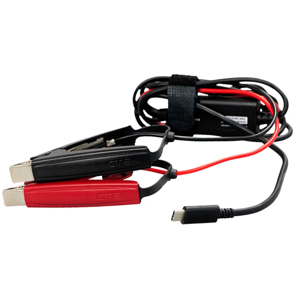 CTEK USB-C CHARGE CABLE CLAMPS for CS FREE Portable Battery