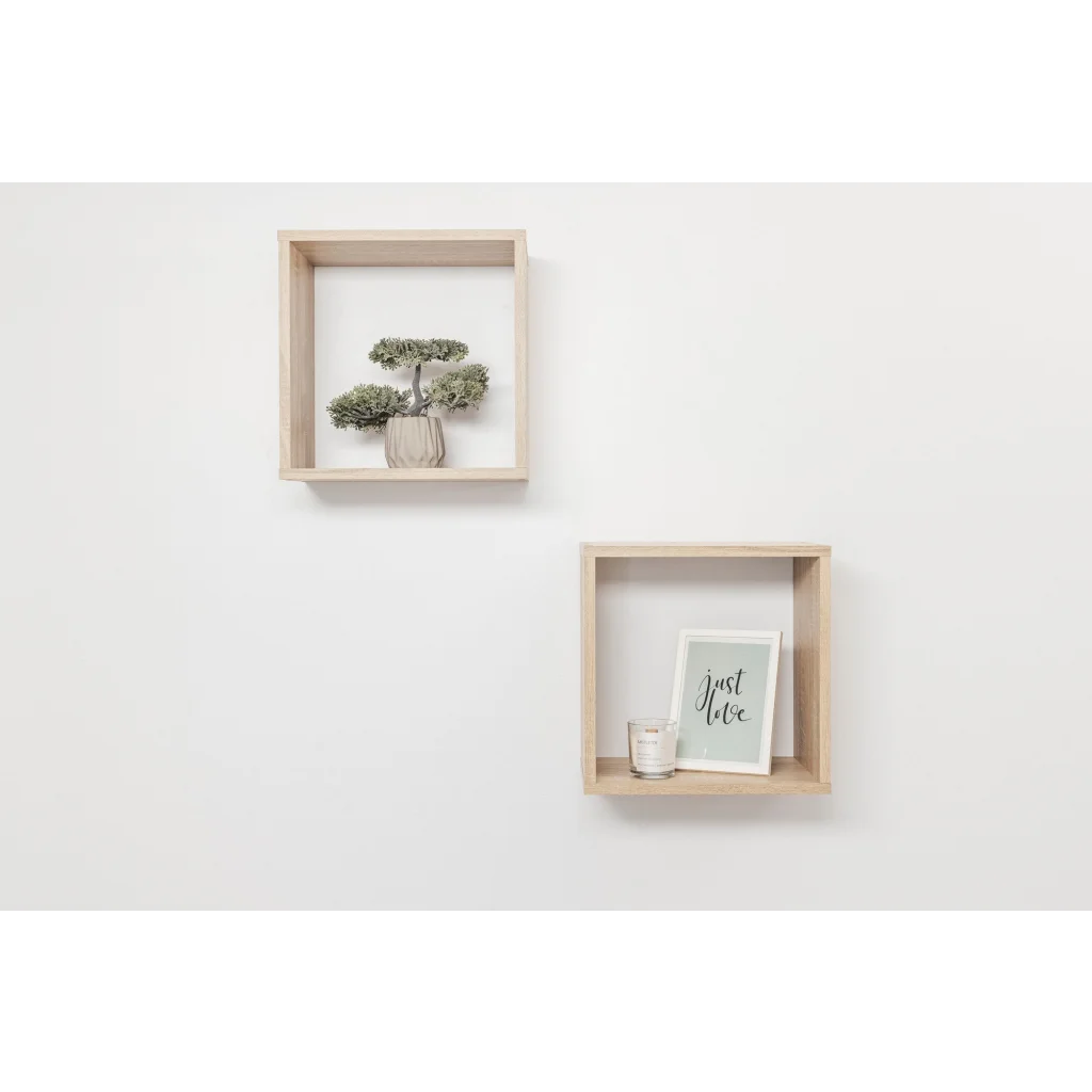 Cube Twin Pack BERGEN (OAK) - Home & Garden