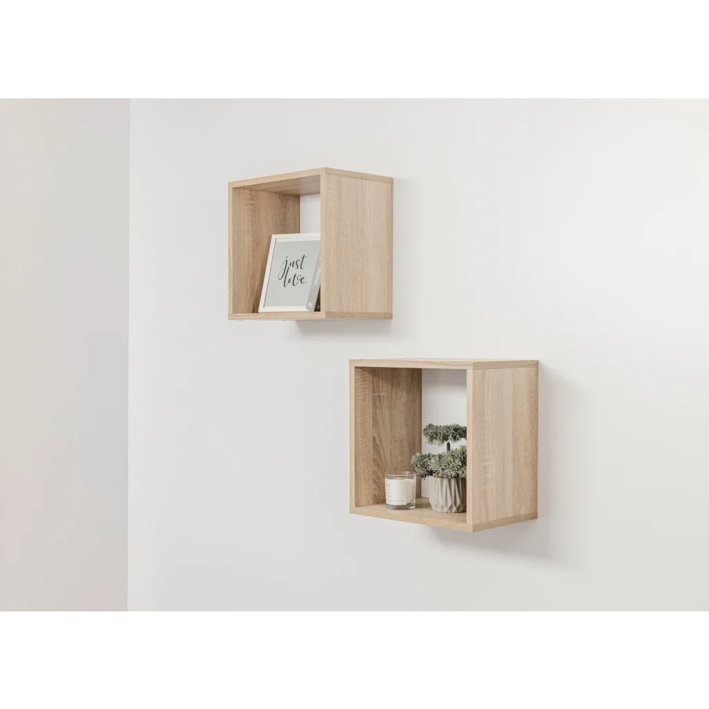 Cube Twin Pack BERGEN (OAK) - Home & Garden