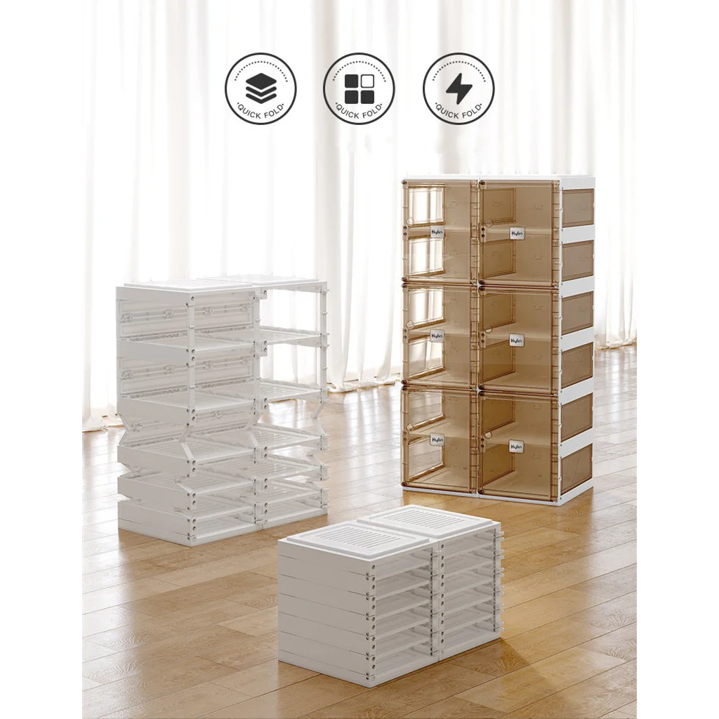Cubes Storage Folding Shoe Cabinet Kylin 2 Column 7 Grids 4