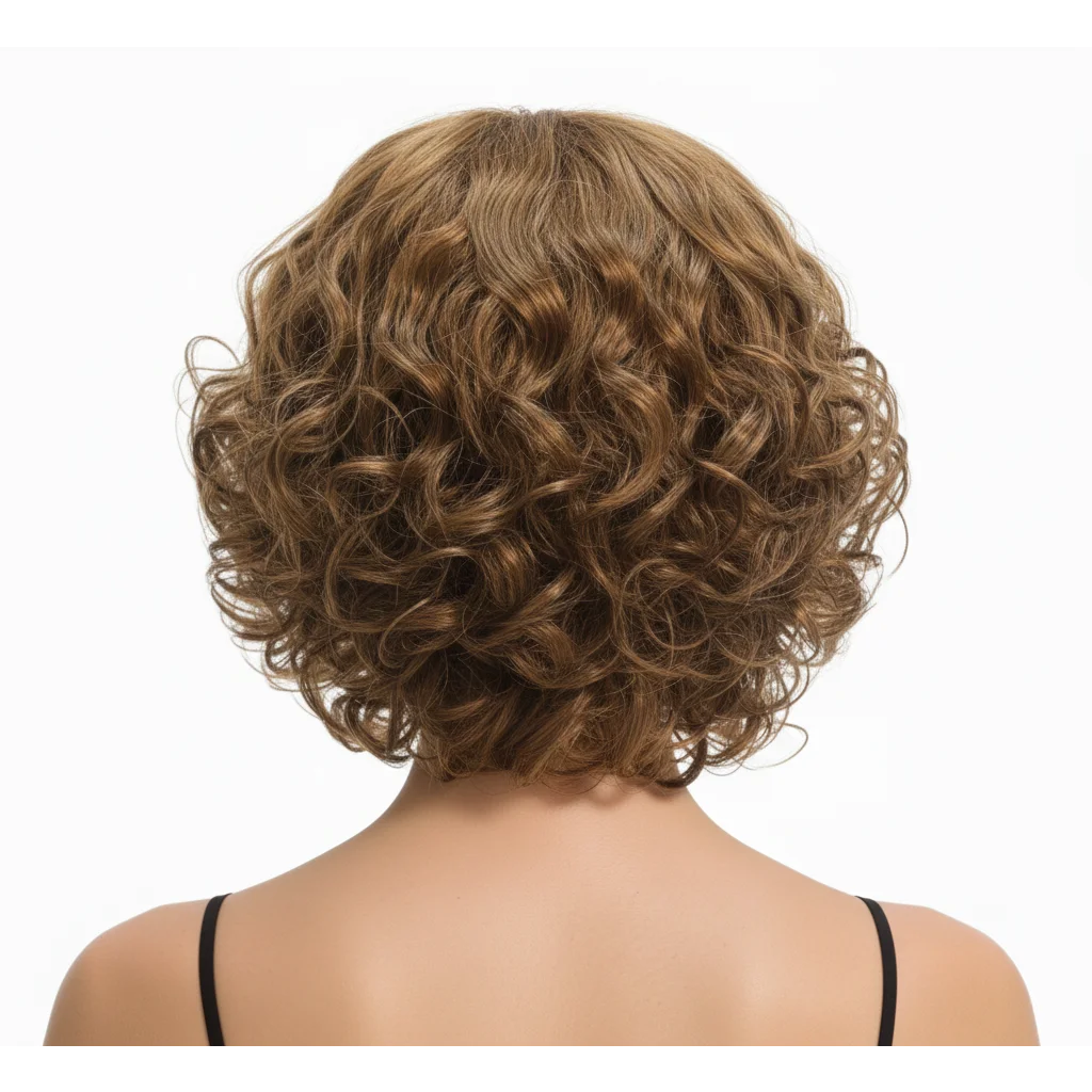 CURLY BOB WIG Hair Party Costume Halloween Fancy Dress 60s