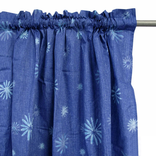 Curtains Pair of Polyester Cotton Rod Pocket Pacific - Home
