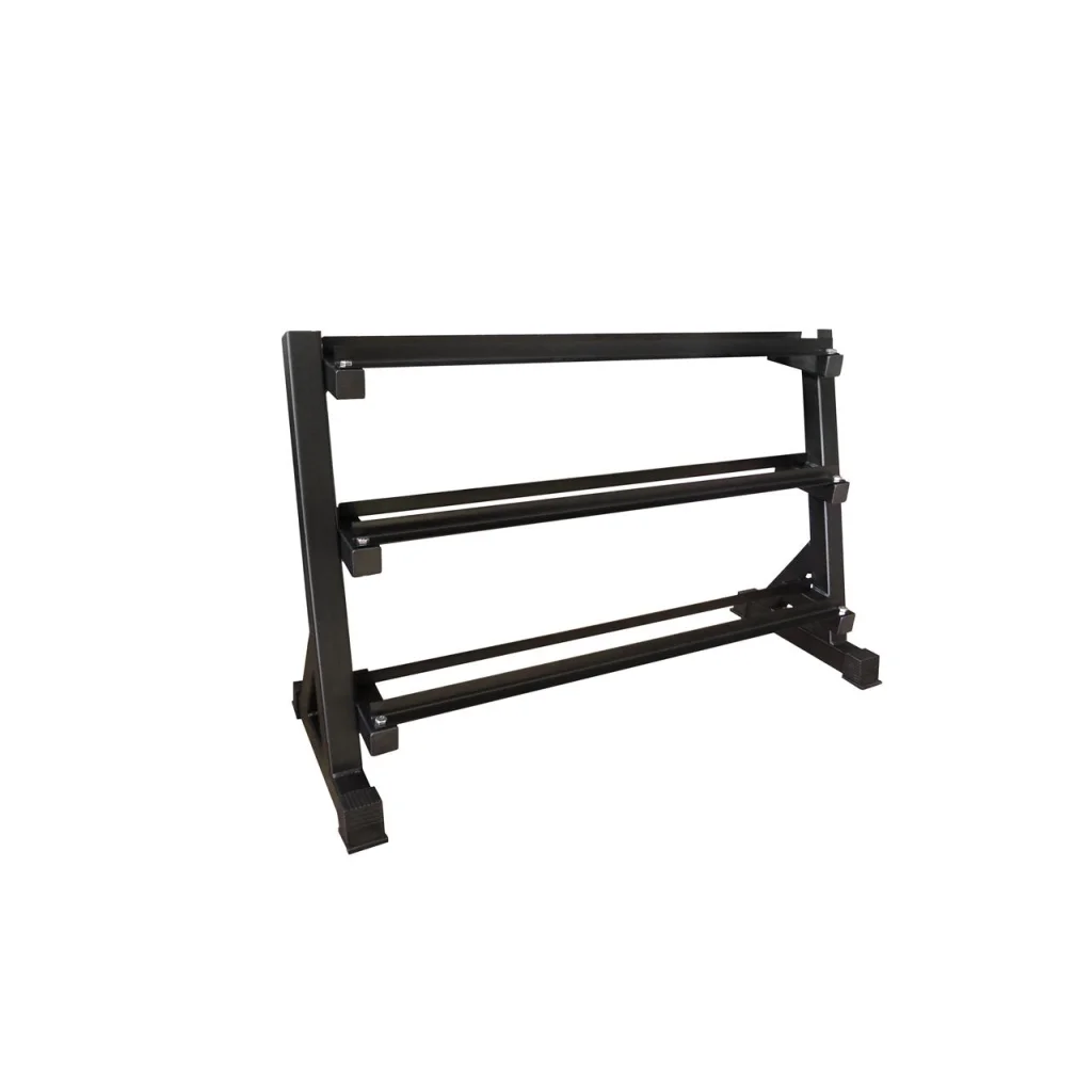 Curve Fitness Three-Tier Dumbbell Rack (130cm wide)