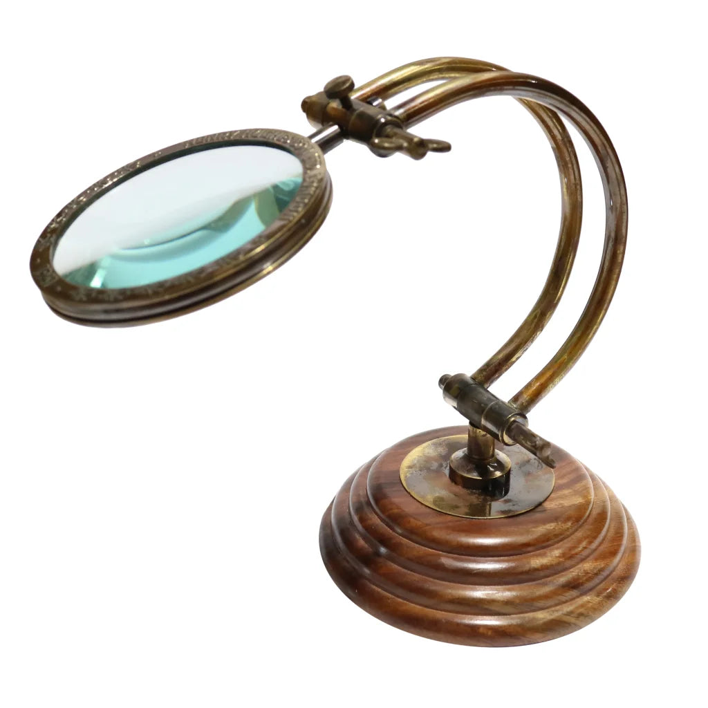Curved Arm Desk Magnifying Glass - 100mm - Home & Garden