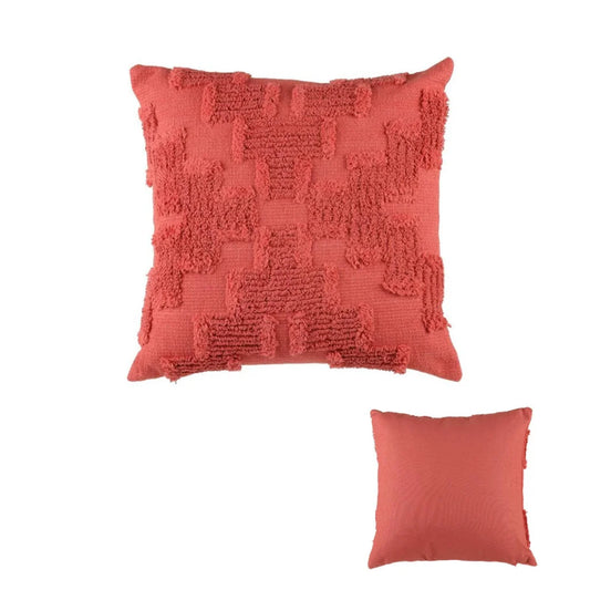 Cushion 45cm x 45cm Accessorize Roseto Red Square Filled
