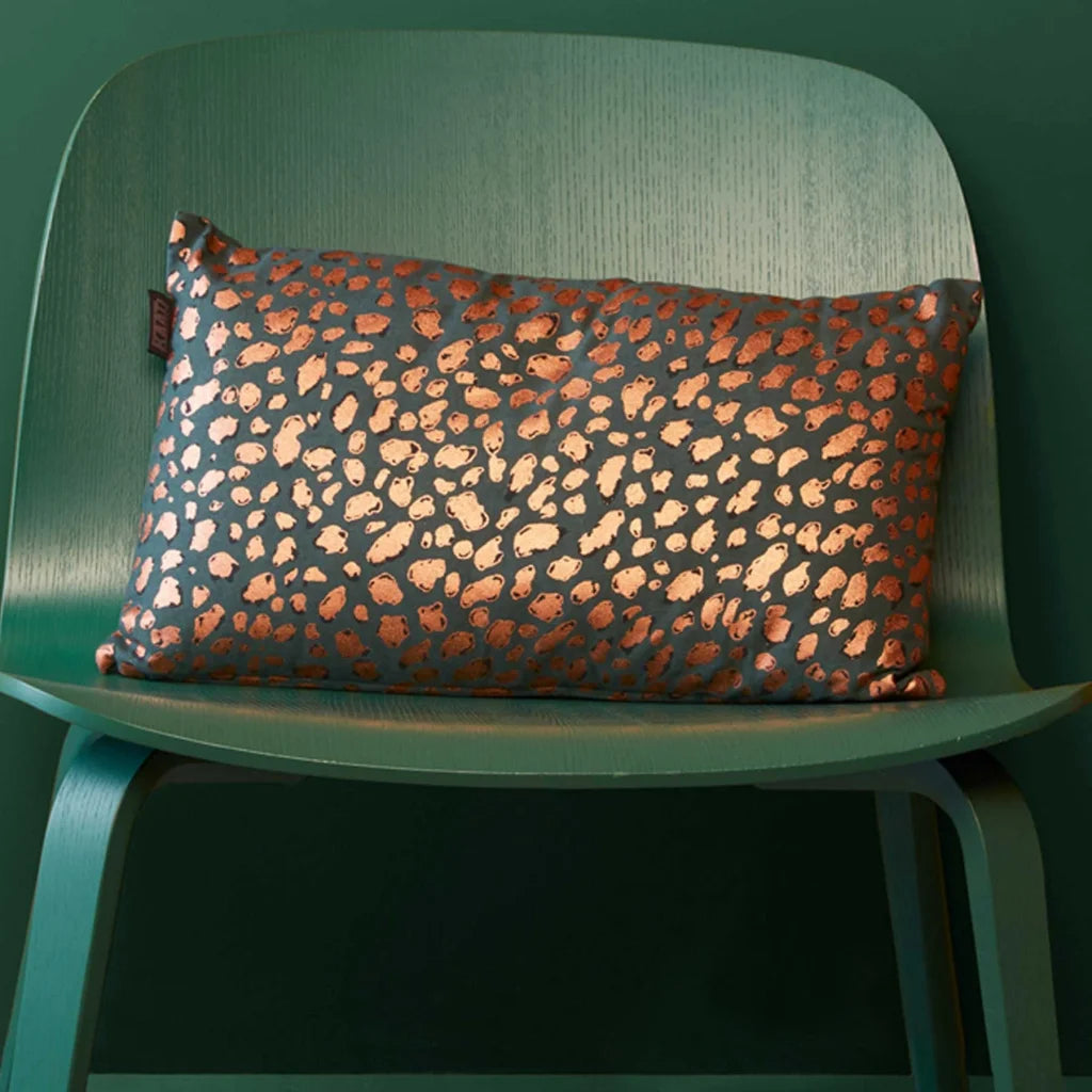 Cushion Bedding House Felidea Green Filled Oblong - Home &