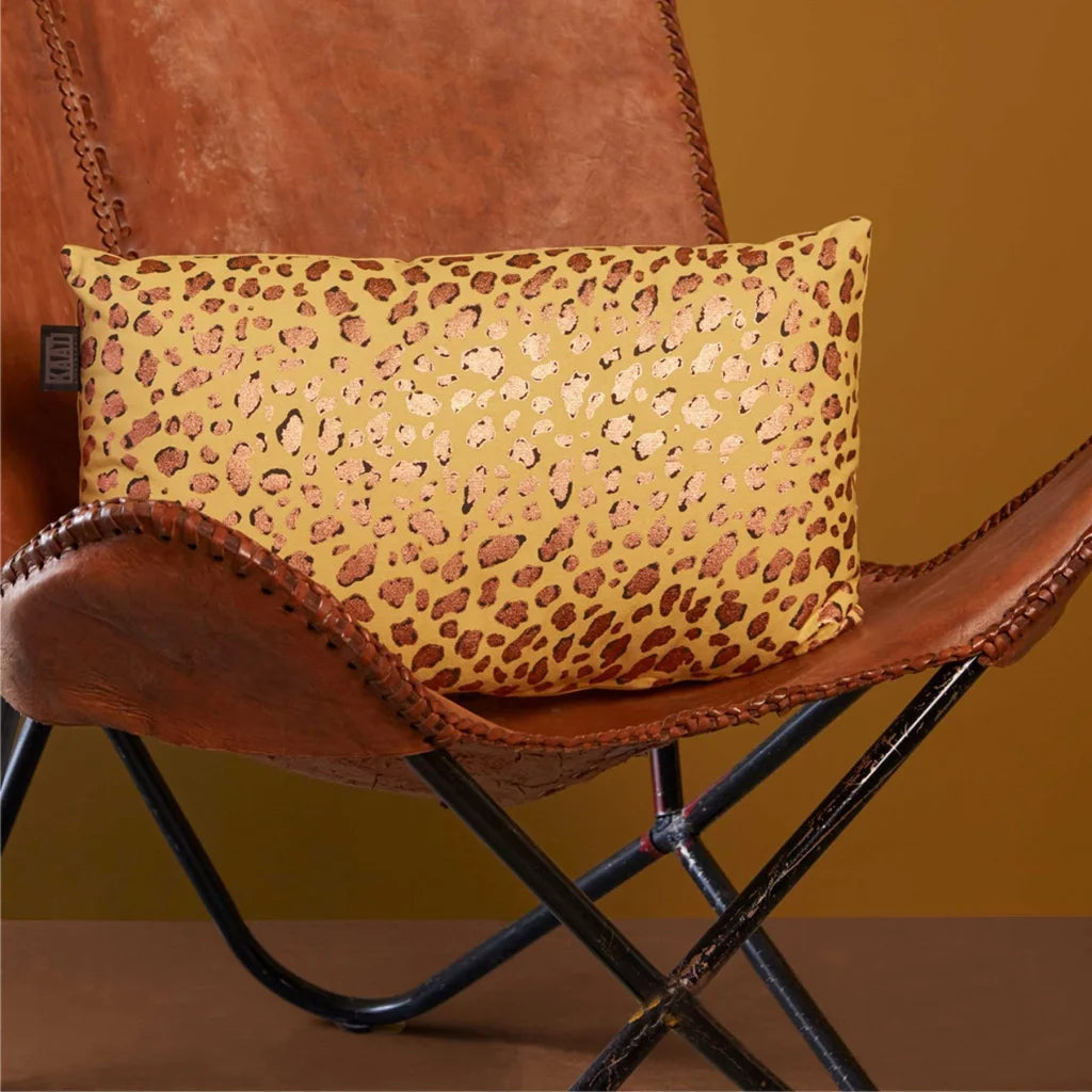 Cushion Bedding House Felidea Yellow Filled Oblong - Home &