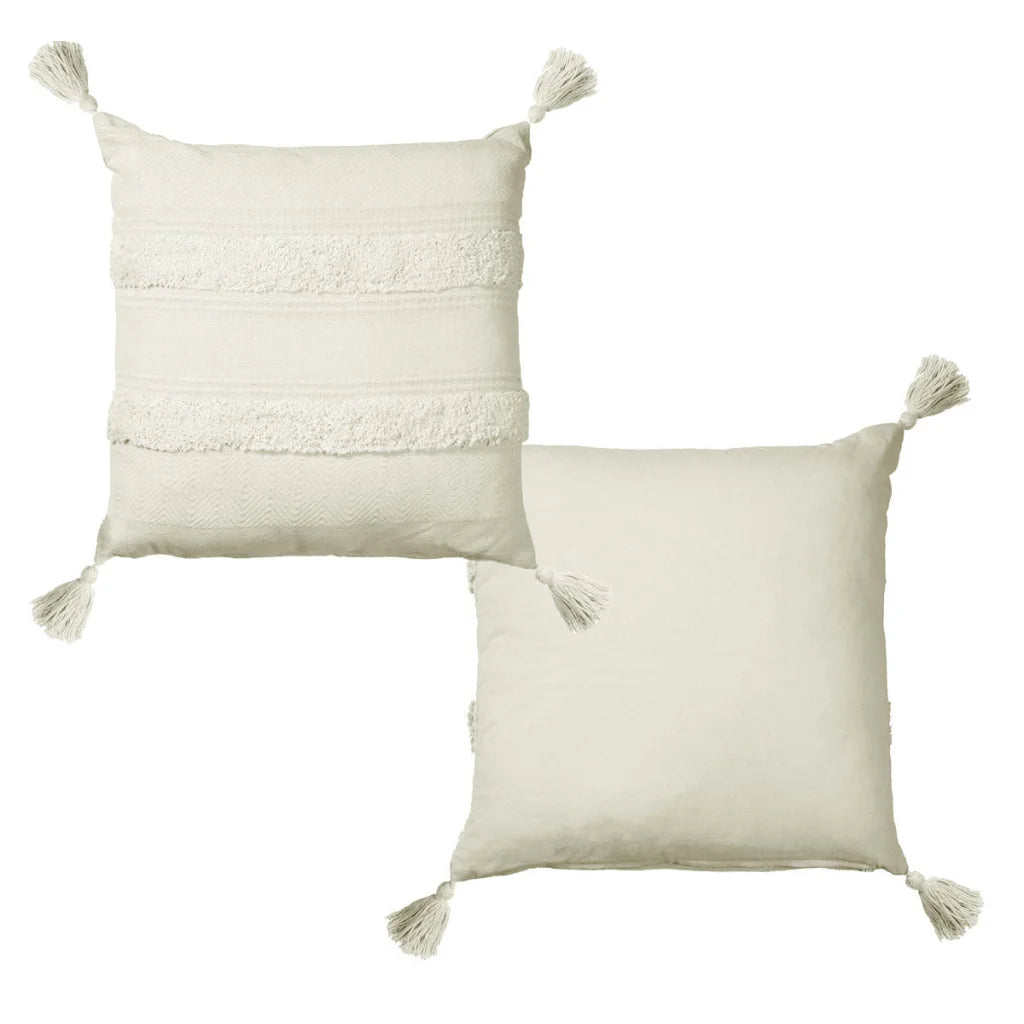 Cushion Cover Accessorize Indra Cotton - Off White