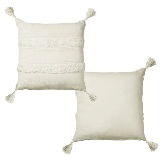 Cushion Cover Accessorize Indra Cotton - Off White
