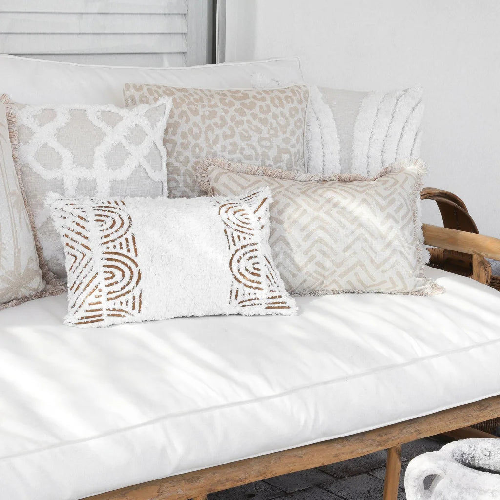 Cushion Cover Boho Textured Single Sided