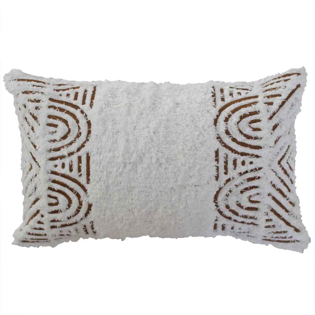Cushion Cover Boho Textured Single Sided Africa 30cm