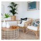 Cushion Cover Coastal Fringe Natural Palm Trees Natural