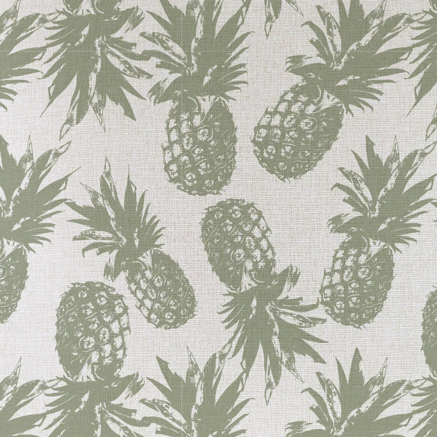 Cushion Cover Coastal Fringe Pineapples Sage - 45cm x 45cm