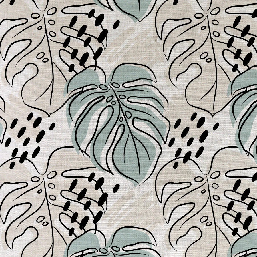 Cushion Cover Coastal Fringe Rainforest Seafoam - 45cm x