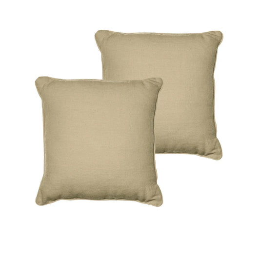 Cushion Cover Rans Set of 2 London Cotton - Taupe - Home &