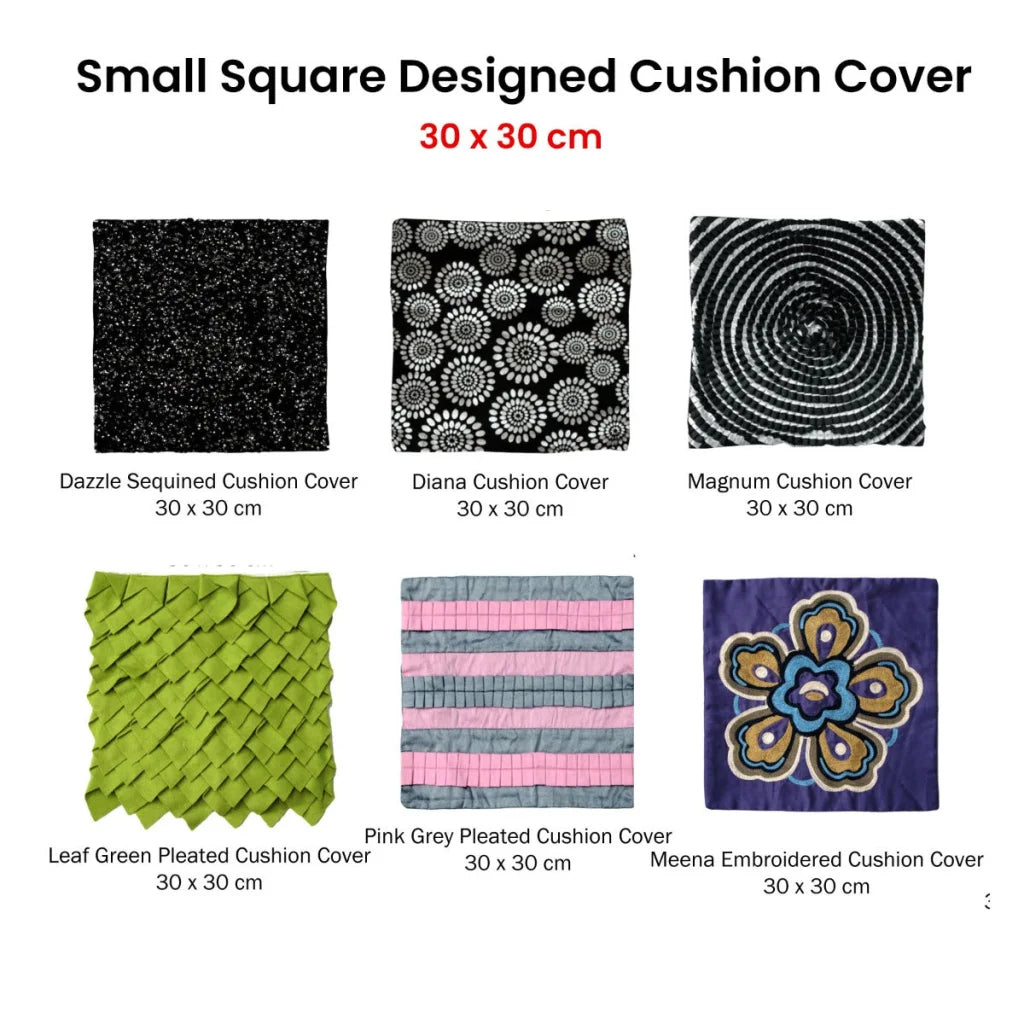 Cushion Cover Small Designed Square 30x30 cm - Diana - Home