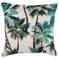 Cushion Cover with Piping Palm Trees Natural 60cm x 60cm