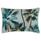 Cushion Cover with Piping Palm Trees Seafoam - 35cm x 50cm