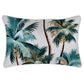 Cushion Cover with Piping Palm Trees White - 35CM x 50CM
