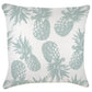 Cushion Cover with Piping Pineapples Seafoam - 60cm x 60cm