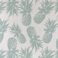 Cushion Cover with Piping Pineapples Seafoam - 60cm x 60cm
