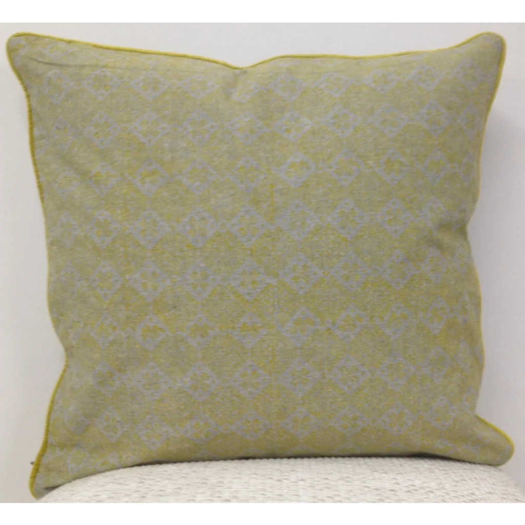 Cushion Covers Pack of 4 Azuk Mustard Yellow & Grey 50x50cm