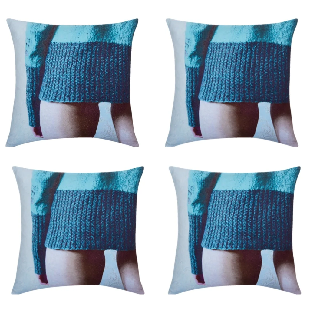 Cushion Covers Pack of 4 Blaze Jumper Designer 45x45cm