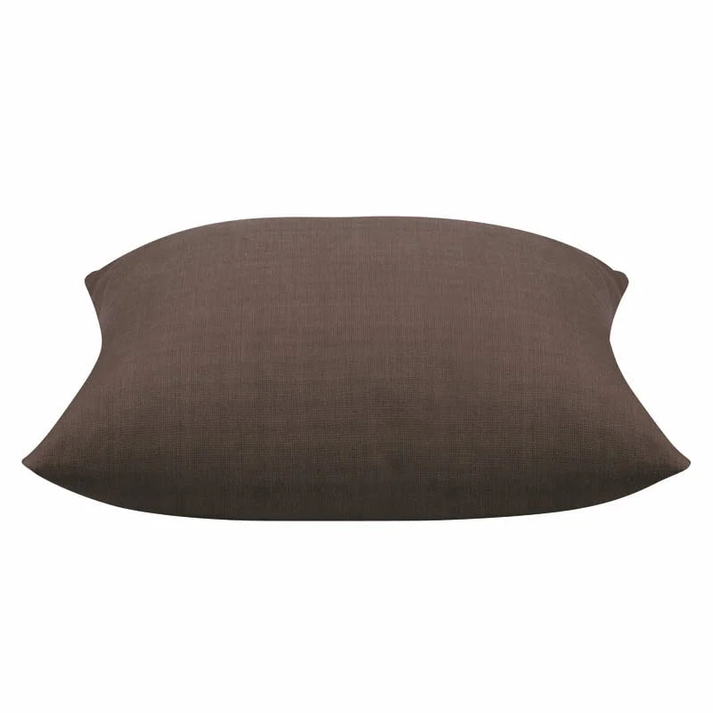 Cushion Covers Pack of 4 Elements Stone Brown Solid Base
