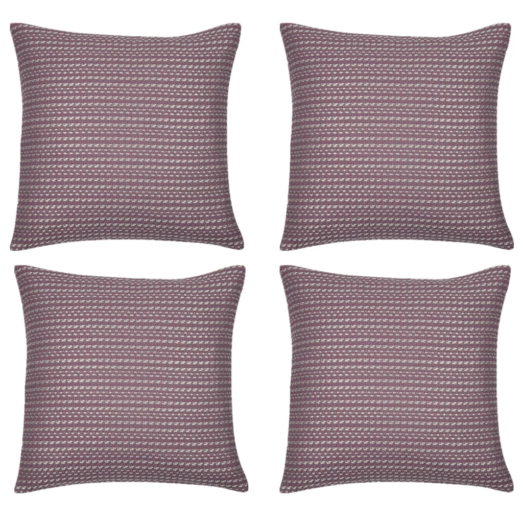 Cushion Covers Pack of 4 Fern Rose Soft Pink & White