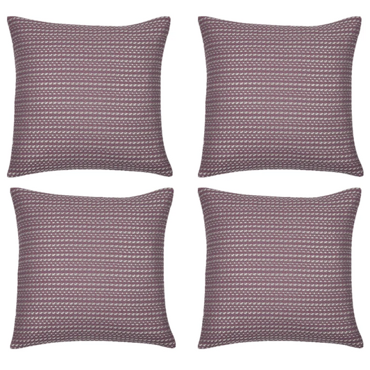 Cushion Covers Pack of 4 Fern Rose Soft Pink & White