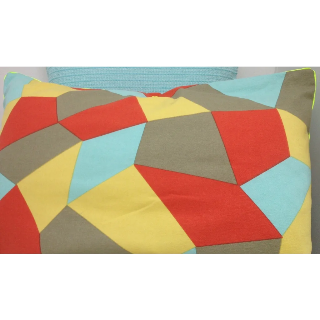 Cushion Covers Pack of 4 Geo Beige Geometric Design