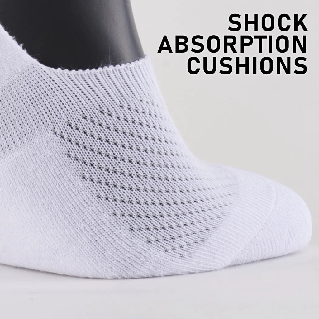 Cushion No Show Ankle Socks Non-Slip Breathable 3 Pack