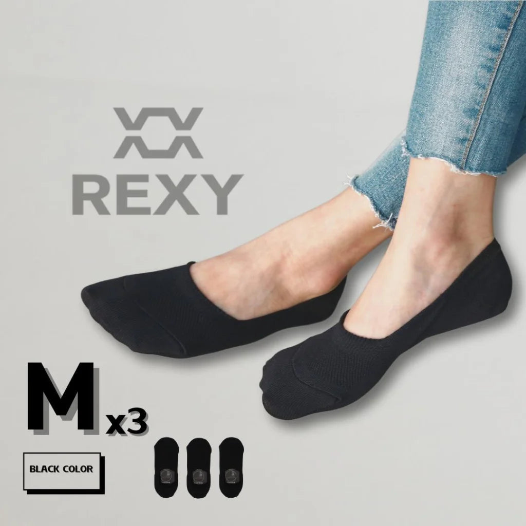 Cushion No Show Ankle Socks Non-Slip Breathable 3 Pack