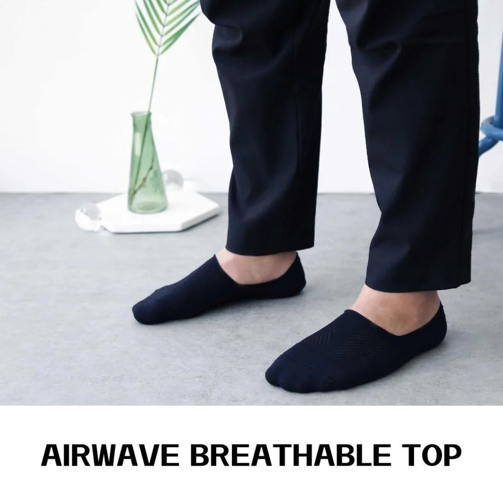 Cushion No Show Ankle Socks Non-Slip Breathable 3 Pack
