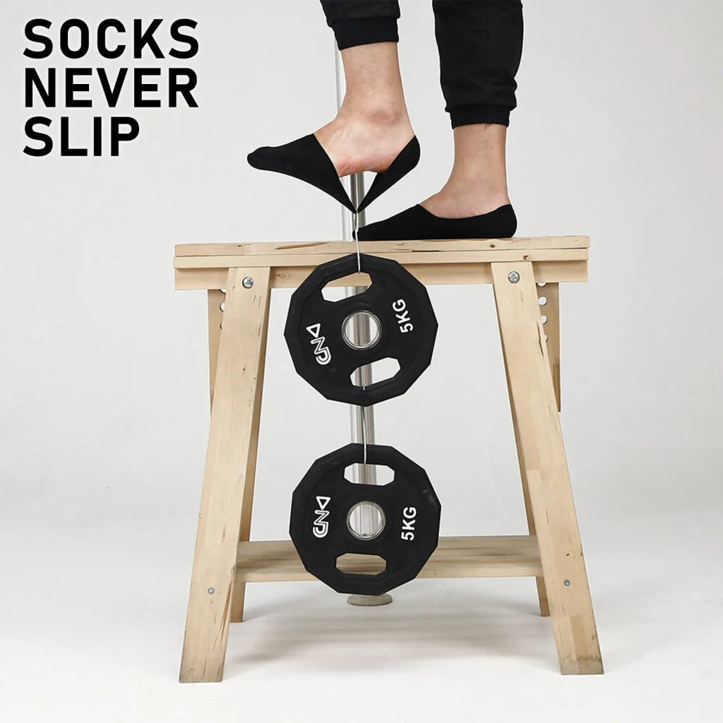 Cushion No Show Ankle Socks Non-Slip Breathable 3 Pack