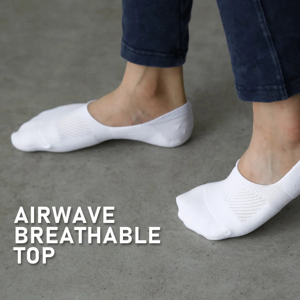 Cushion No Show Ankle Socks Non-Slip Breathable 3 Pack