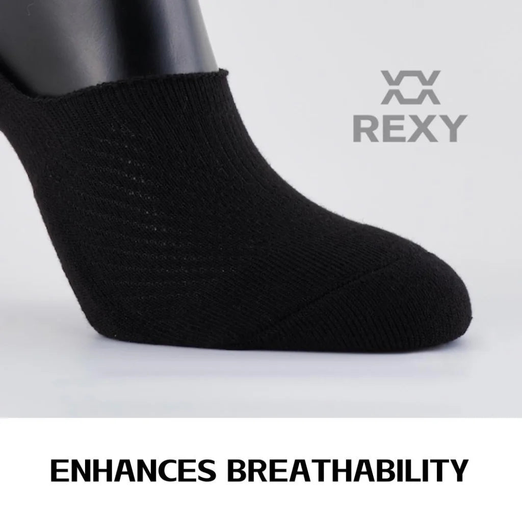 Cushion No Show Ankle Socks Non-Slip Breathable 3 Pack