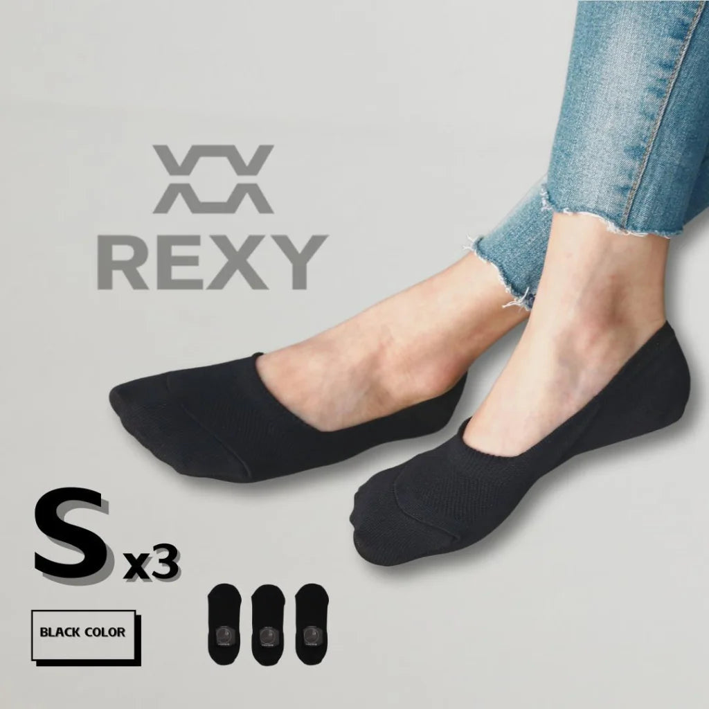 Cushion No Show Ankle Socks Non-Slip Breathable 3 Pack