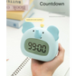 Cute Animal Digital Alarm Clock with Night Light