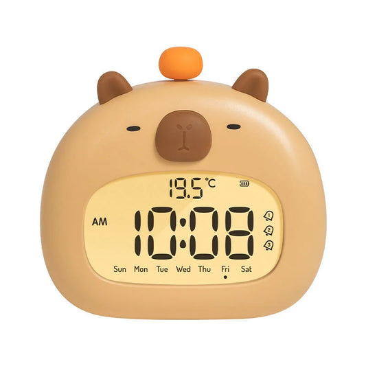 Cute Animal Digital Alarm Clock with Night Light