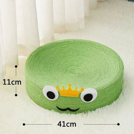 Cute Green All Sisal Frog Cat Scratching Post