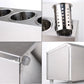 Cutlery Holder Premium 18/10 Stainless Steel Commercial Conical Utensils - 3 Holes