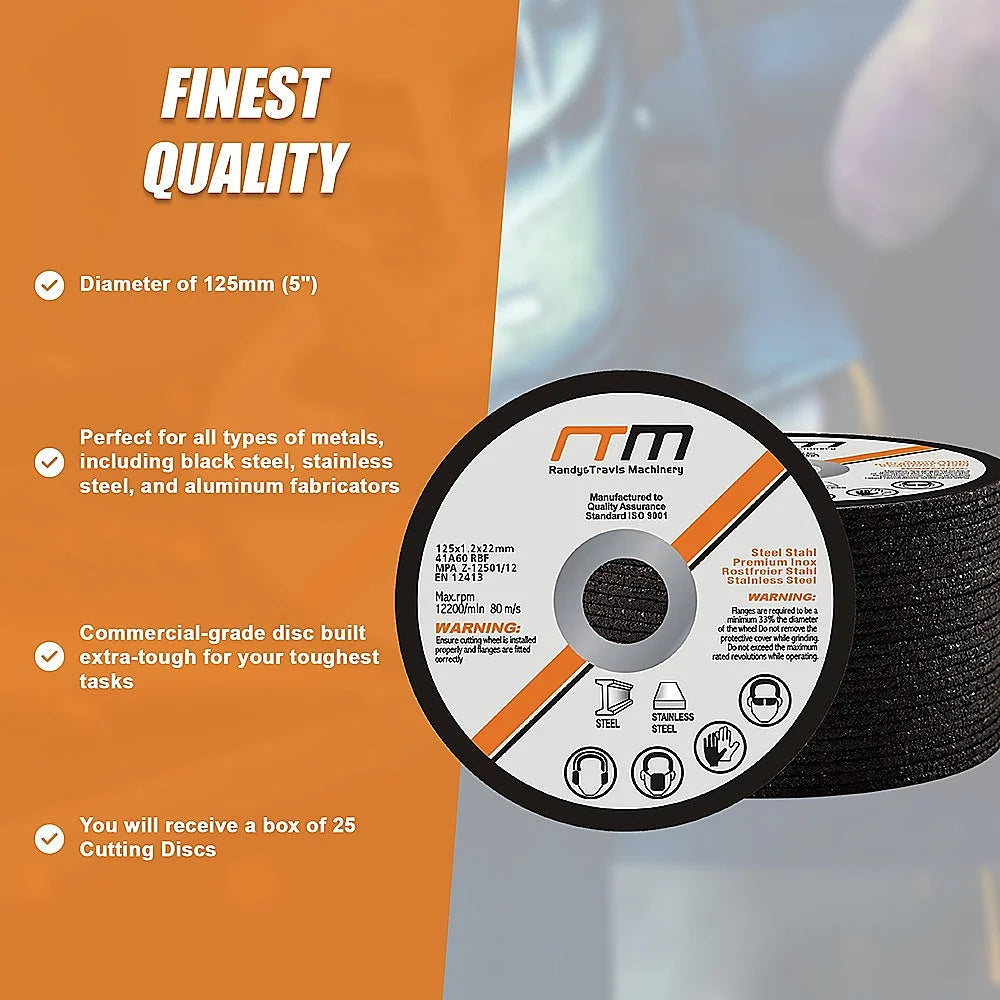 Cutting Disc Wheel for Angle Grinder 125mm 5’’ x 25 - Other