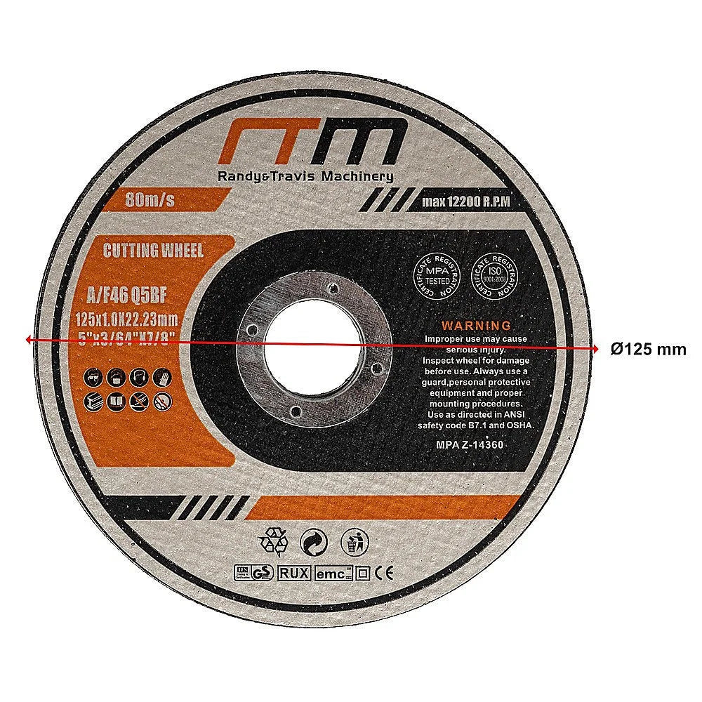 Cutting Discs 125mm 5’’ Angle Grinder Metal Cut Off Wheel