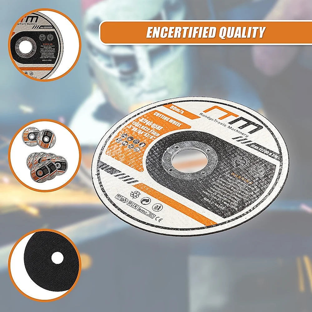 Cutting Discs 125mm 5’’ Angle Grinder Metal Cut Off Wheel