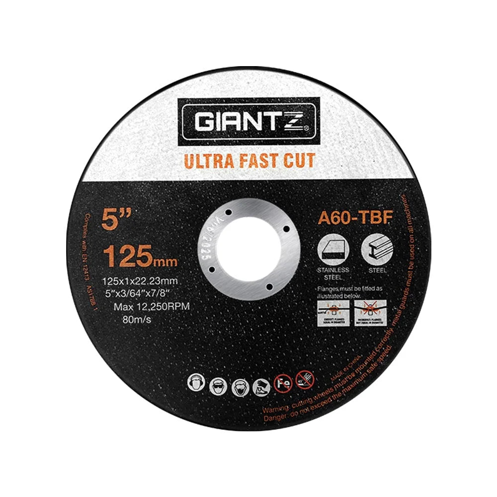 Cutting Discs 500-Piece 5’’ 125mm Angle Grinder Thin Cut
