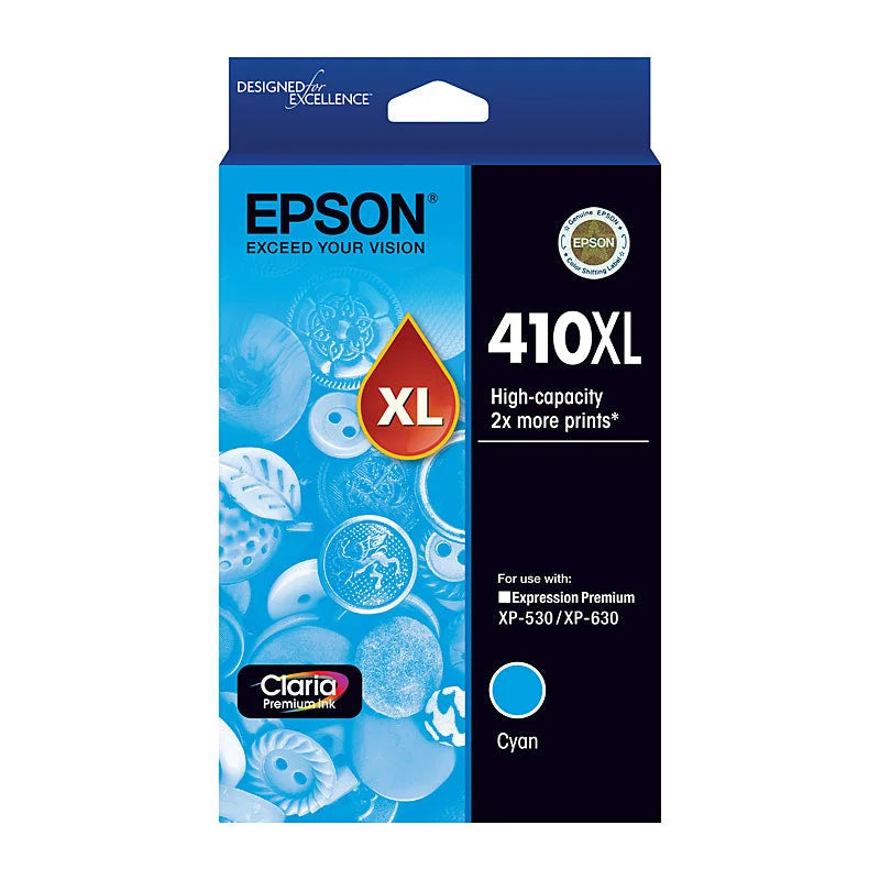 Cyan Ink Cartridge - EPSON 410XL