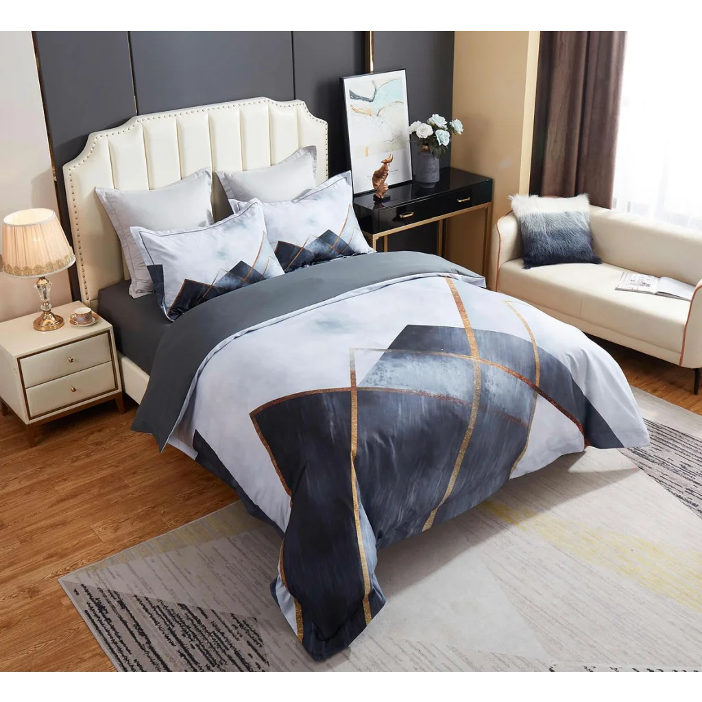 Dakuta Quilt Cover Set - Queen Size - Home & Garden