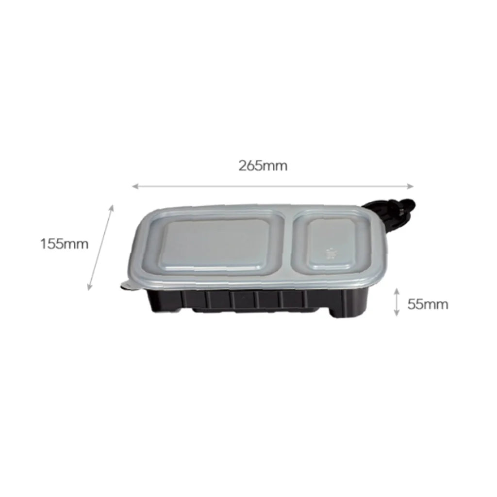 Dalat Heating Lunch Box Container 26cm B 100 Pack + Heating